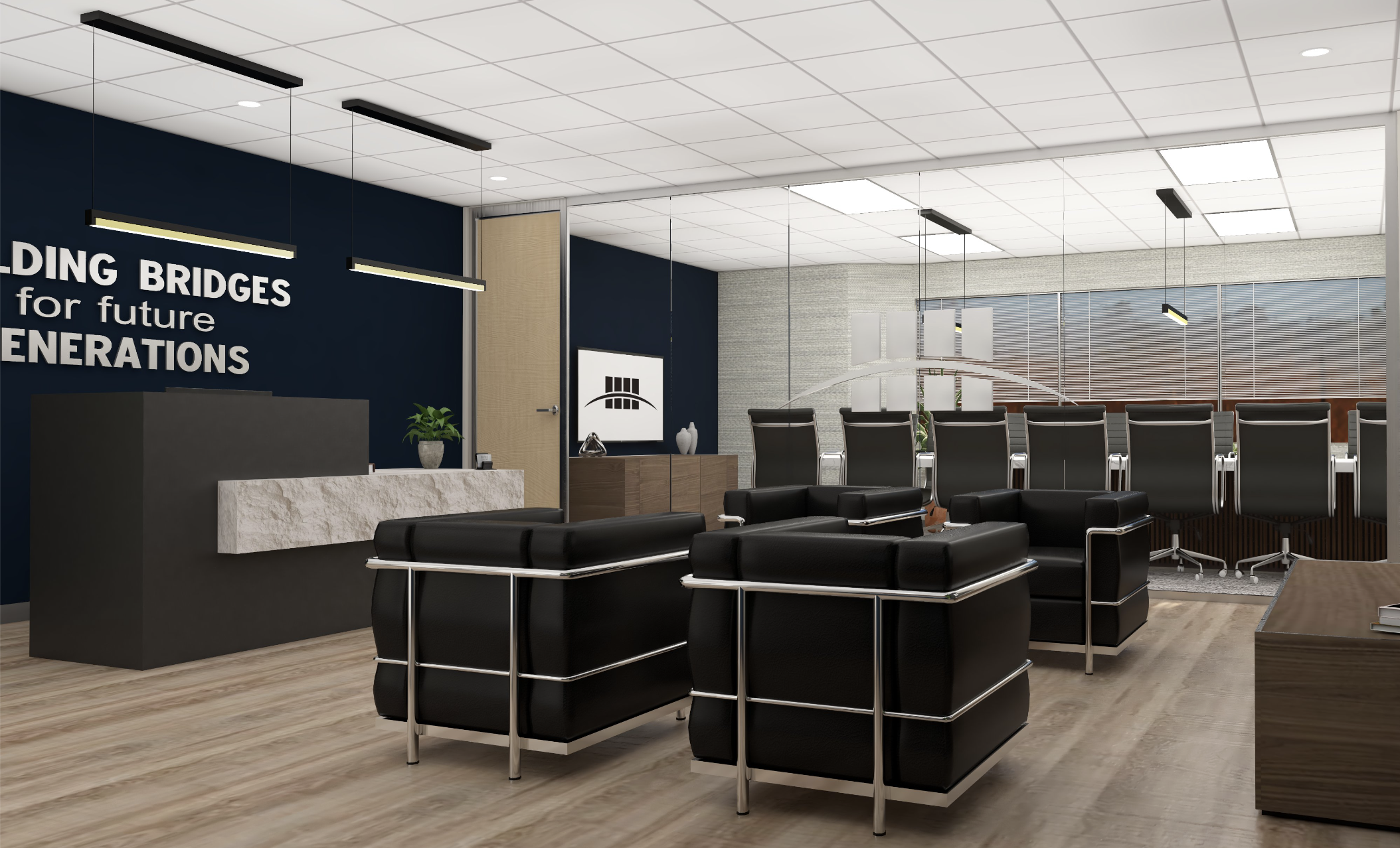 Confidential institutional reception and interior strategy project in Greater Houston